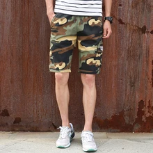 Мужские хлопковые свободные рабочие повседневные короткие брюки дропшиппинг шорты-бермуды Masculina De Marca шорты мужские Moda Praia карго шорты