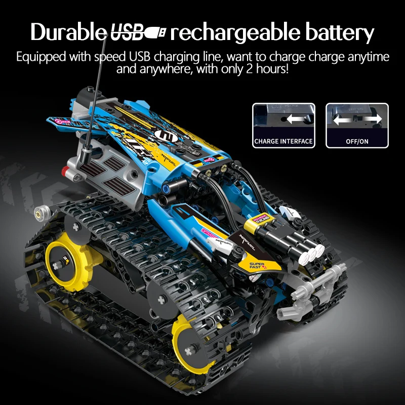 Blocos de Construção Brinquedos para Crianças Criador Controle Remoto Carro Tijolos Técnica rc Rastreado Racer Modelo Presente 391 Pçs App 12 tijolos técnica rc rastreado racer modelo blocos