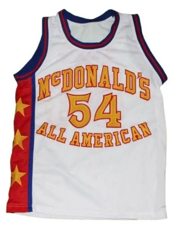 

Vintage McDonalds All American Kwame Brown DERRICK ROSE Basketball Jersey Embroidery Stitches Customize any size and name