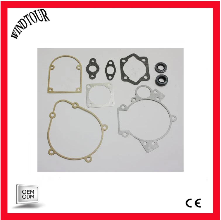 40mm Head Bottom Exhaust Carby Manifold gasket 48cc 50cc 2 Stroke