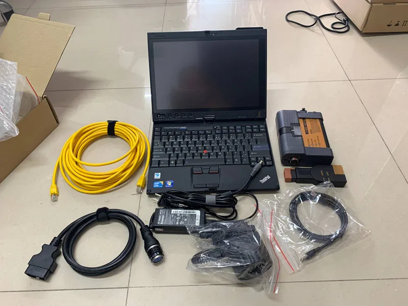  Auto diagnose werkzeug für bmw icom a2 b c mit laptop x201t i7cpu installieren software ssd 201907 