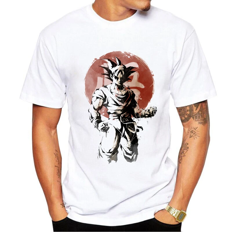 Fashion Anime Son Goku T Shirt Dragon Ball Z Comics T shirt Young Characters Tshirt Style Cool ...