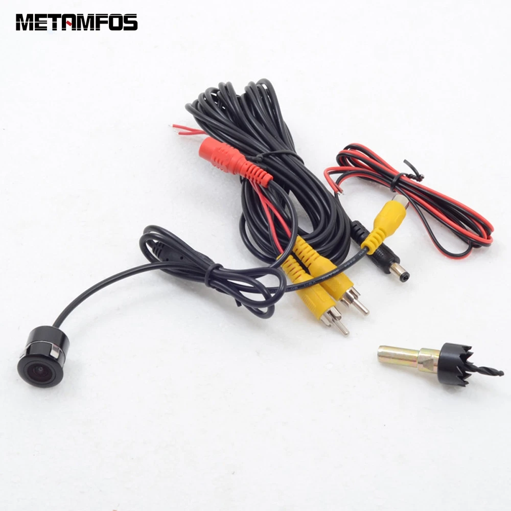 

18.5mm and 22.5mm Waterproof Night Vision Rear View Car Camera With Drill For Car Parking System Backup Reverse Camera