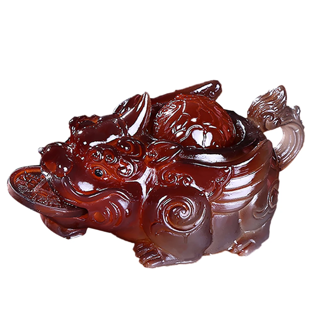 Tea Pets Ornaments Pi Xiu Pi Yao Fortune Table Decoration Ornament 