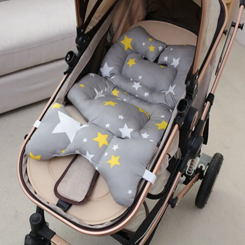 Baby Stroller Baby Seat Mat Car Cushion Seat Cotton Soft Pad Mattresses Seat Thicken Infant Carriage Cart Chair Trolley Cushion