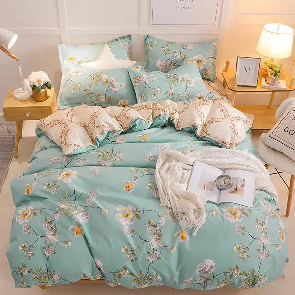

3/4pcs Bed Sets Duvet Cover Set Bed Sheet Bed Linen Pillowcase Bedding Sets Comforter Full King Twin Queen Size Free Shipping