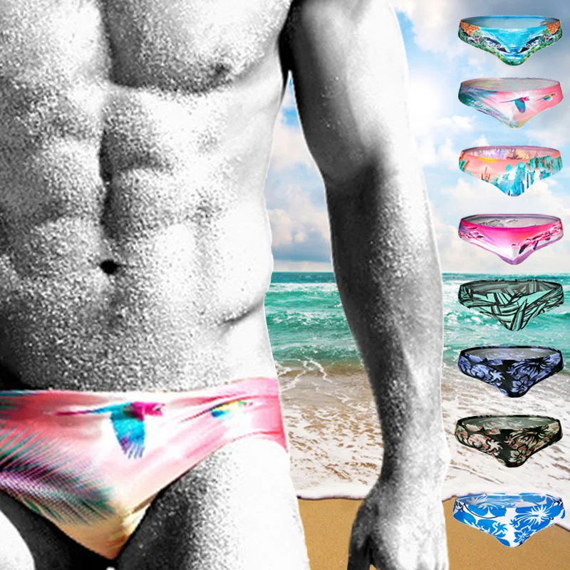 

Austinbem Brand Men's Swimming Surfing Underwear Bikini Brief Swimwear Bottom Summer Swimsuit Beach Board Surf Shorts