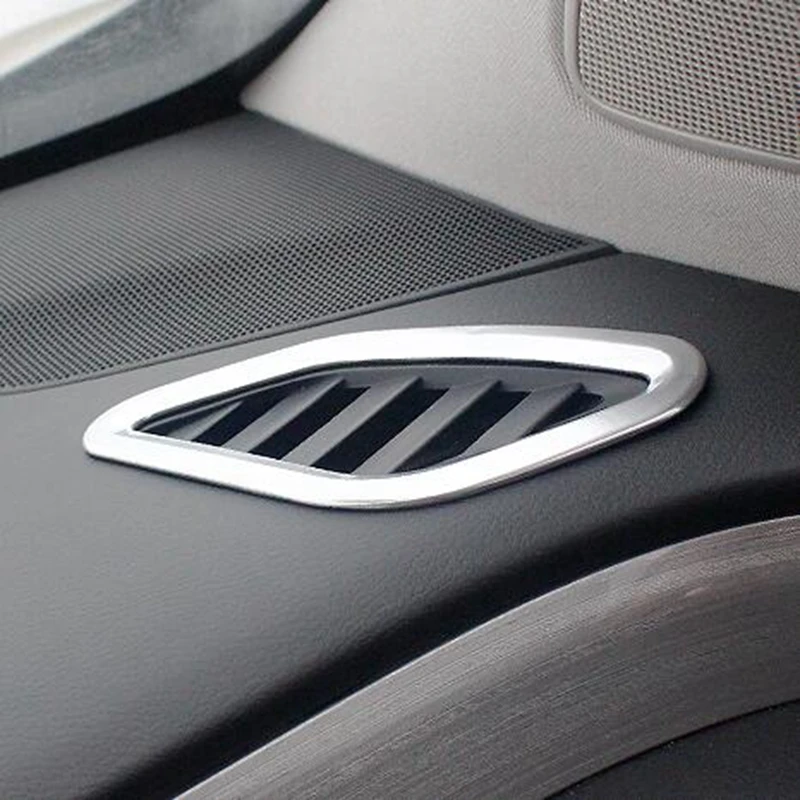 

ABS Matte Front Air Conditioning Outlet Vent Molding Cover Kit Trims 2Pcs/set Auto Car Accessories For Nissan Murano 2015 2016
