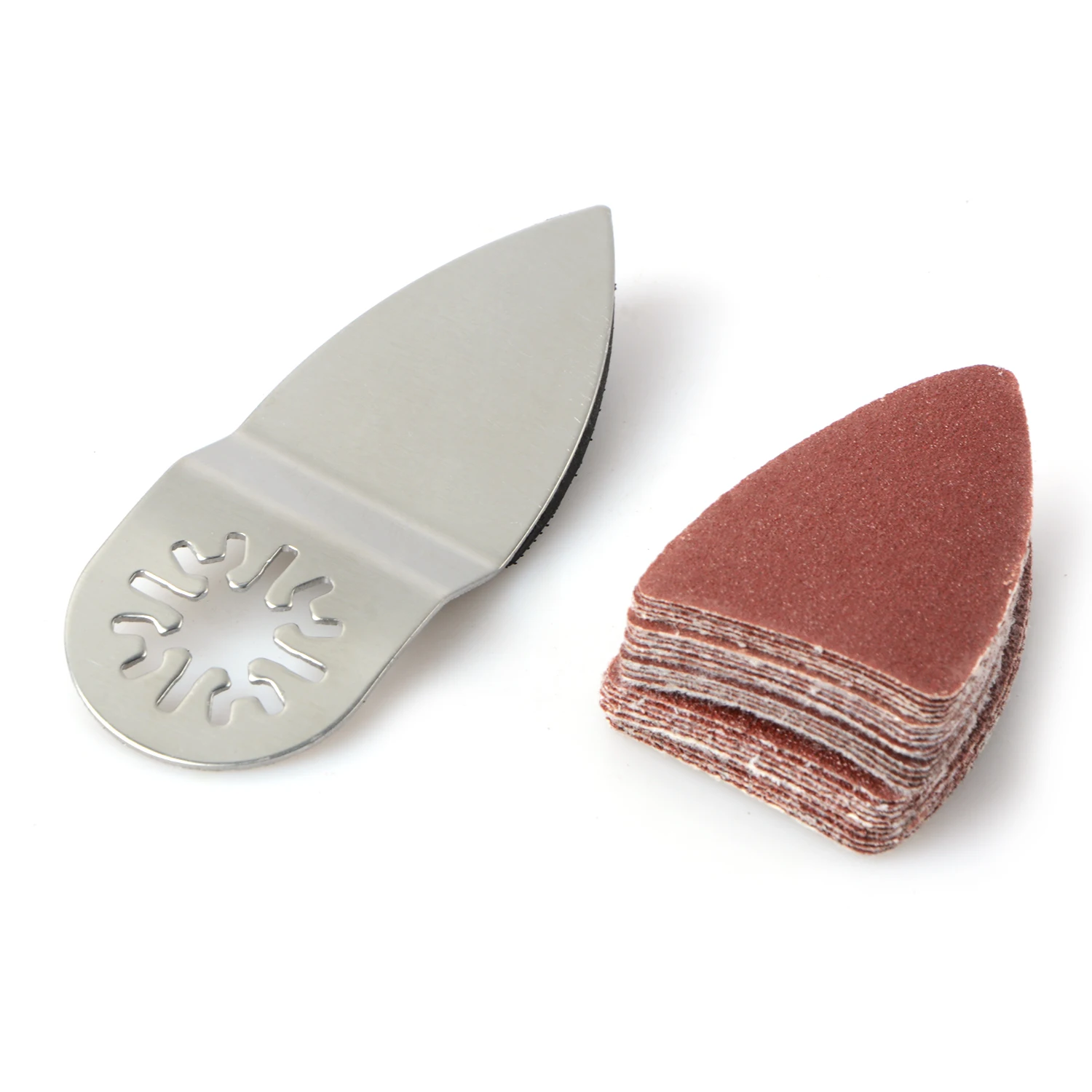 

25Pcs Sanding Paper Sander Sheet+Finger Sanding Pad Oscillating Multi-tool for Multimaster for Dremel Bosch Power Tools
