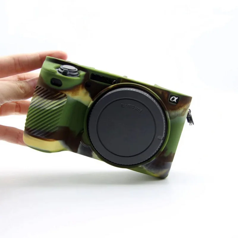 Soft Silicone Case Camera Body Protective Cover For Sony A6500 A6300 Mirrorless System Camera Rubber-4