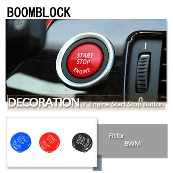 

Car Styling Stickers For BMW E90 E60 X5 X6 E70 E71 X1 X3 E84 E83 E91 E72 3 5 series Start Stop Button M Performance Accessories