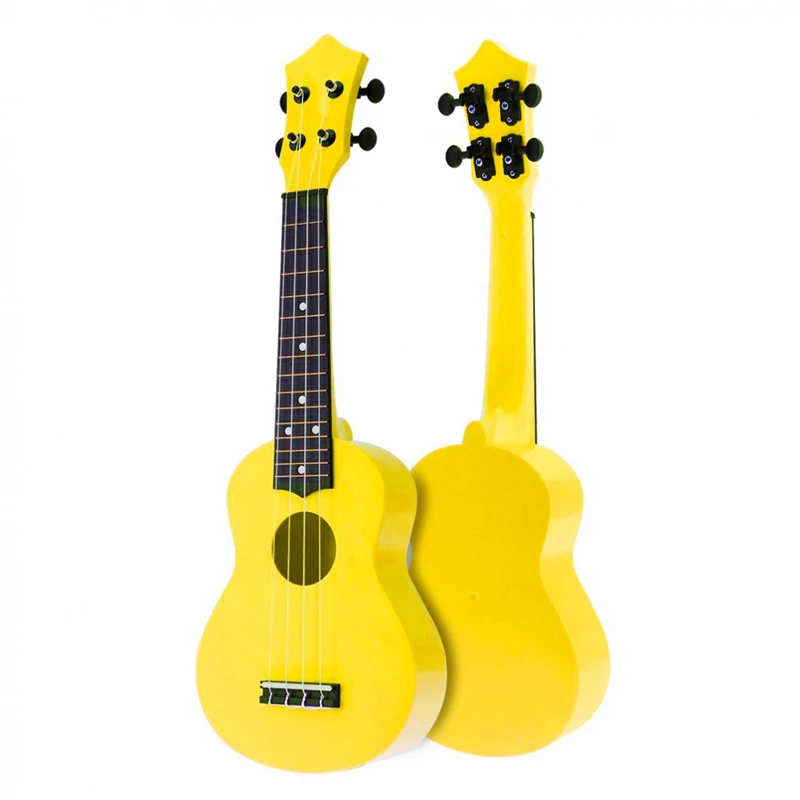 21 дюймов Акустическая укулеле Уке 4 струны Гавайи гитара инструмент для детей и начинающих музыки - Цвет: Yellow