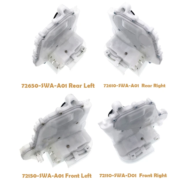 

Front Rear Left Right Door Lock Actuator For Honda CR-V CRV 2007-2011 72150-SWA-A01 72110-SWA-D01 72650-SWA-A01 72610-SWA-A01