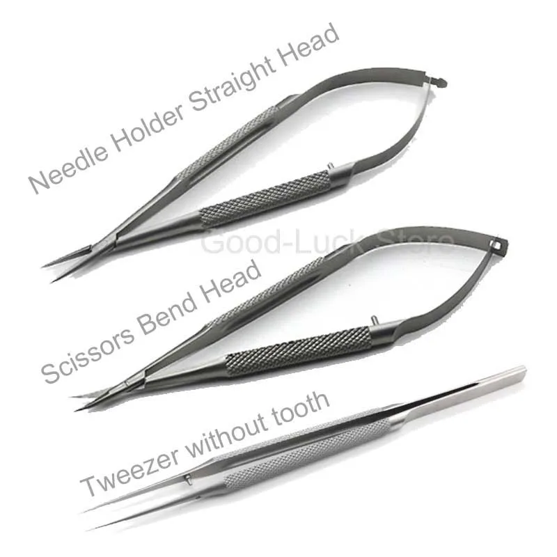 3pcs-set-Equipment-12cm-Instruments-Needle-Holder-Micro-scissors-Tweezers-Hand-Ophthalmic-Surgery-Tools (1)