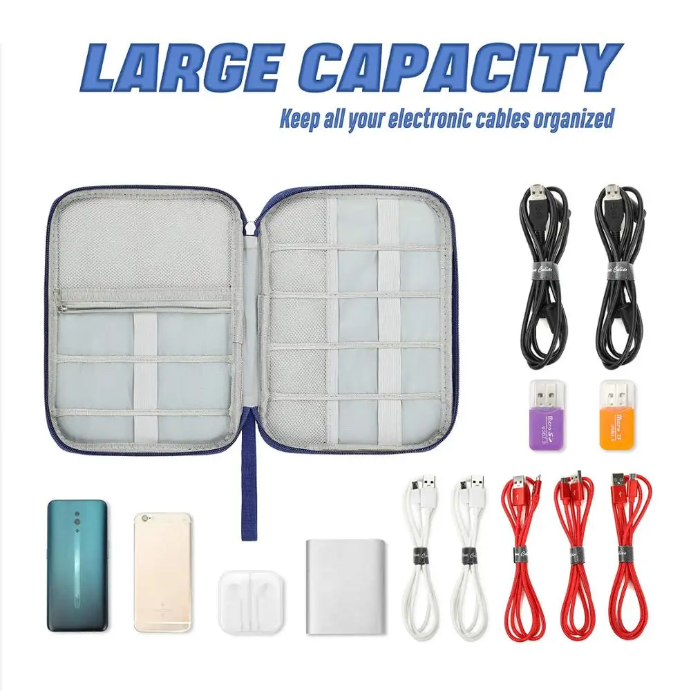 Дорожная сумка, портативный цифровой USB кабель, сумки для хранения багажа, аксессуары для путешествий, электронный органайзер для путешествий, универсальная дорожная сумка