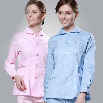 

Women Hospital Medical Work Wear Suit Nurse Uniforms Nursing Clothing Doctor Short Sleeve Dental Beauty Salon Surgical Overalls