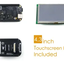 Макетная плата BeagleBone Black ARM Cortex-A8 4GB eMMC Rev C Kit+ ЖК-накидка+ 4,3 дюймовый ЖК-дисплей