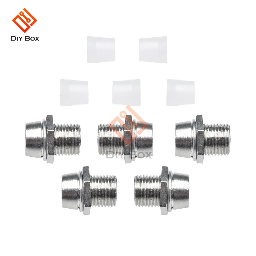 10Pcs 3//5mm Chrome Metal Bezel Display LED Holder Mount Rubber Base Lamp Bases