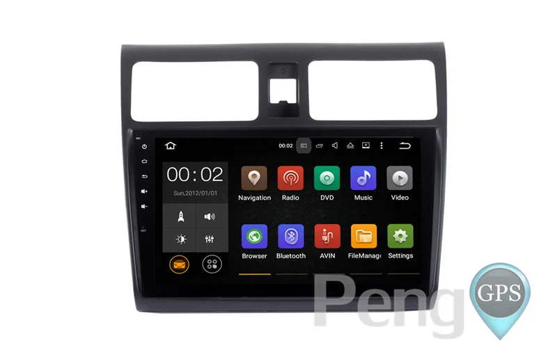 Discount Octa Core 2 Din Stereo Android 8.0 Car Radio for SUZUKI SWIFT 2004-2010 GPS Navigation CD DVD Player FM 4
