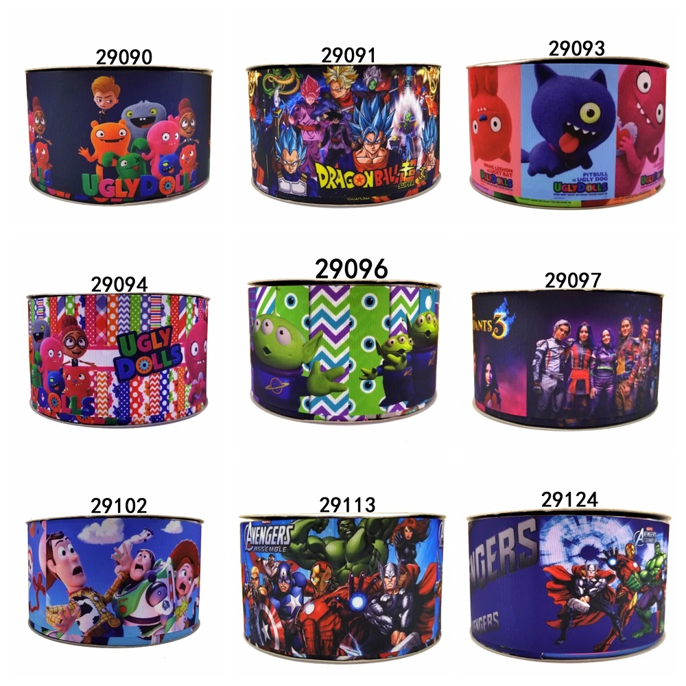 

Free shipping 2019 new arrival ribbons Hair Accessories ribbon 10 yards printed grosgrain ribbons 29097