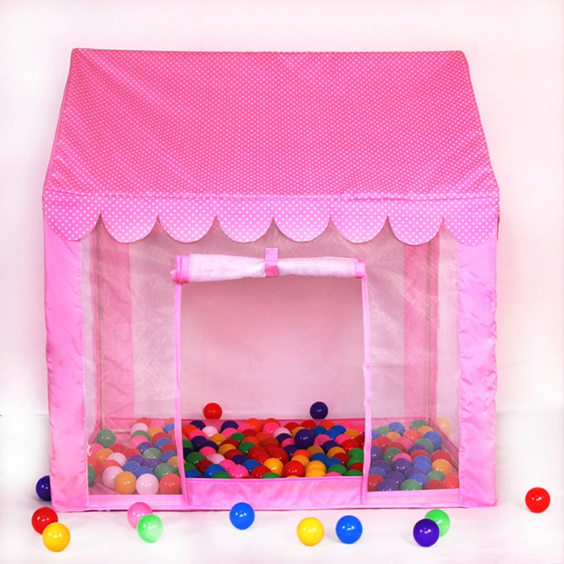 Kids Toys Tents Foldable Portable Play Tent Girls Princess House Prince Tipi Castle Indoor Outdoor Teepee Children Playhouse (1)