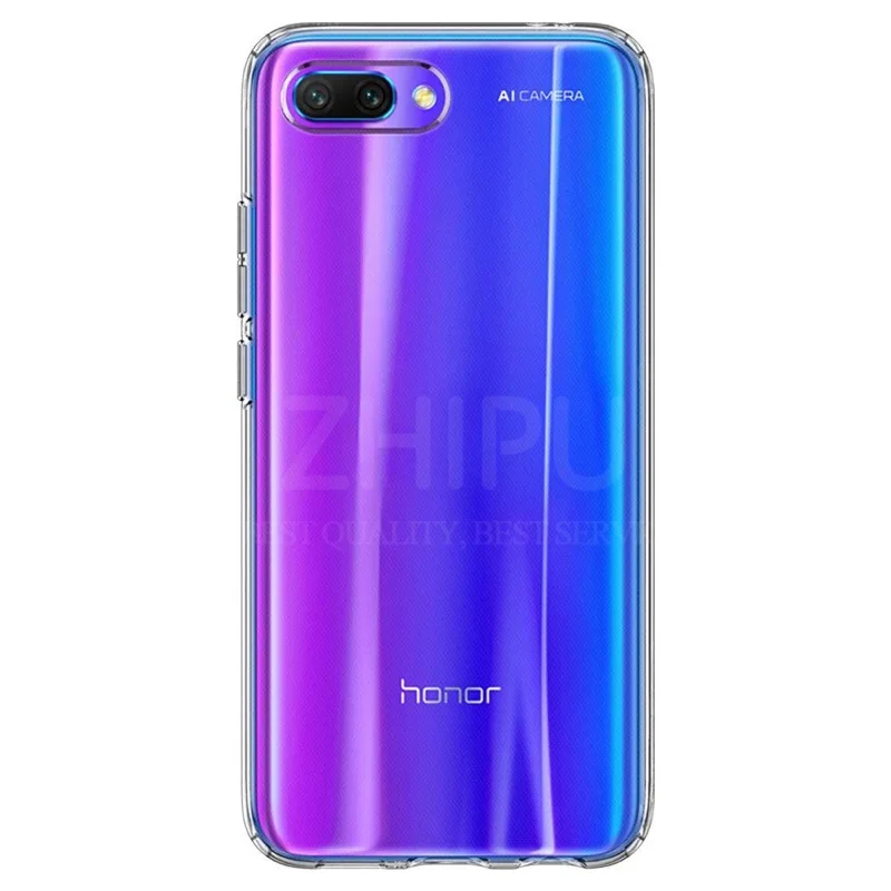 Чехол для huawei Honor 10 9 8 7 6 TPU Силиконовый прочный чистый мягкий чехол для huawei Honor 9X8X8 S 7X7 S 6X прозрачная задняя крышка