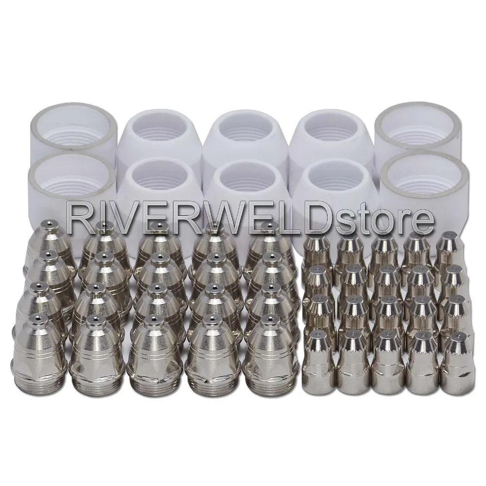 1.1mm P80 Electrode Shield Plasma Cutting Silver