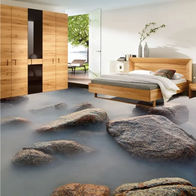 bodenbelage wohnzimmer, freies verschiffen stein pfad 3d wohnzimmer badezimmer boden, Design ideen