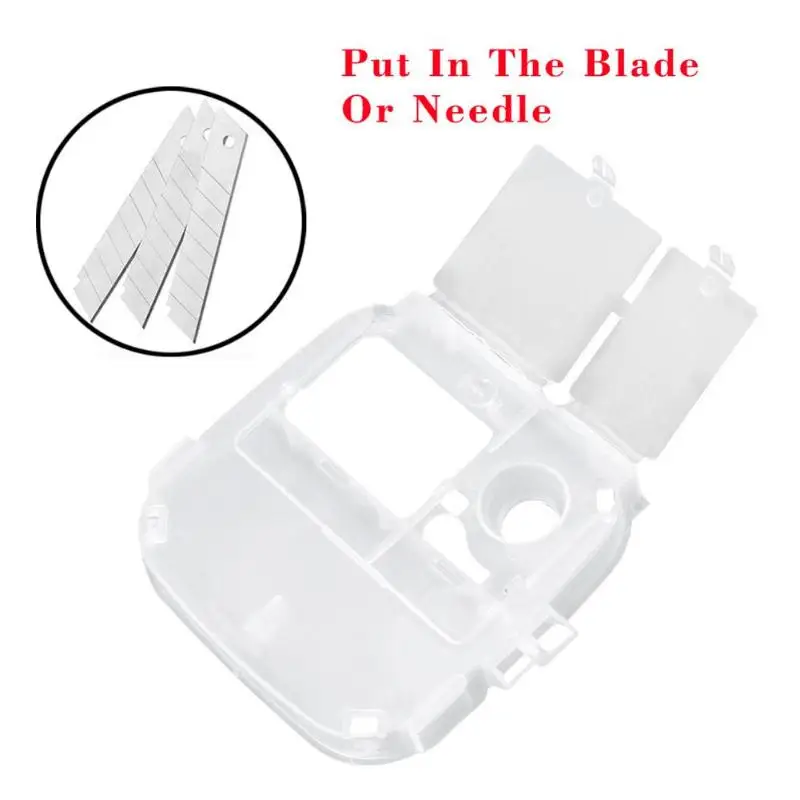 1L Capacity Sharps Container Tattoo Needles Medical Bin Biohazard Piercing Needle Collect Box Tattoo Artist Waste Box