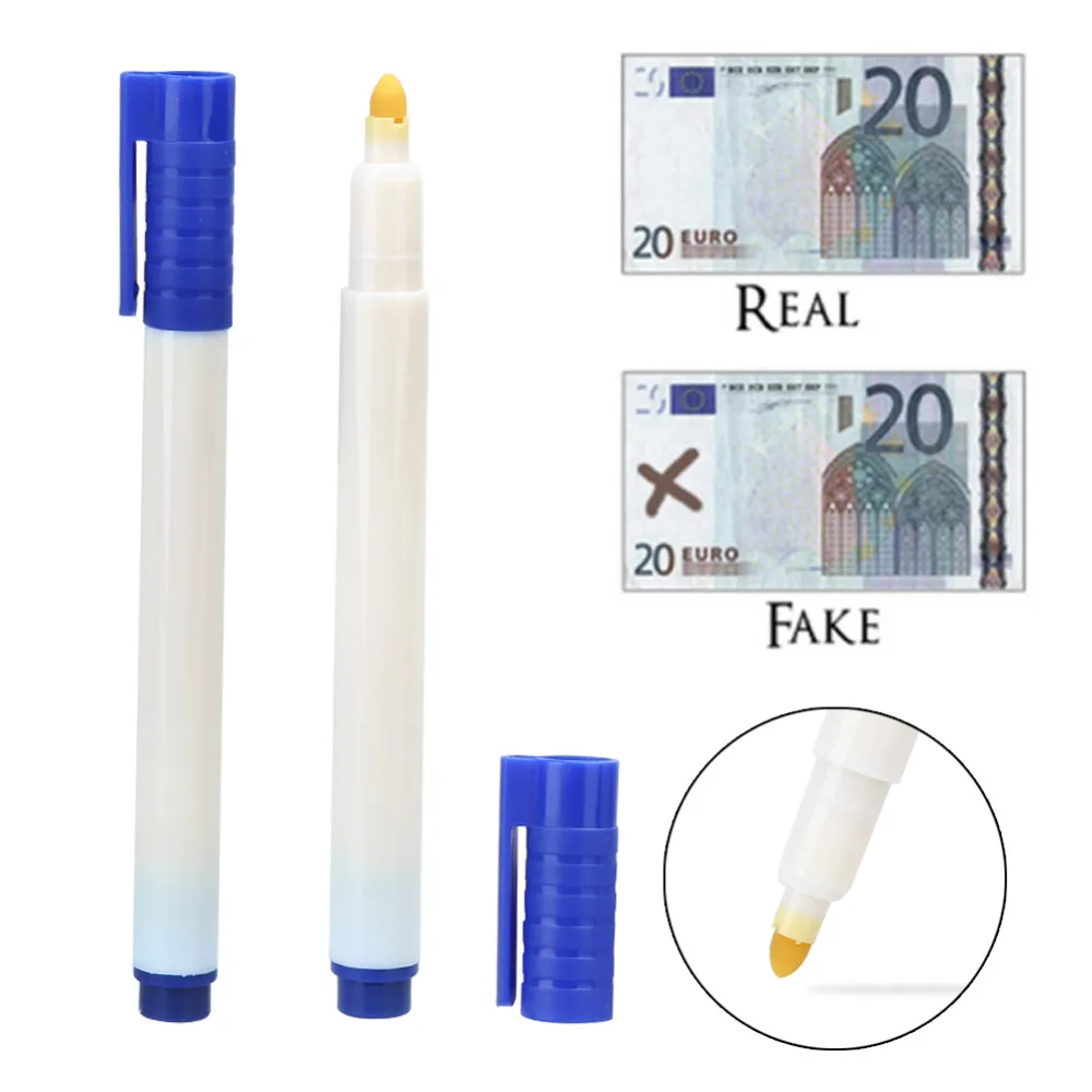 

Banknotes Detector Tester Pens Fast Resolution Money Counterfeit Marker Fake Detector Security Bank Notes Checker Detector Pen