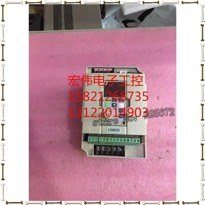 

Tee c frequency converter 8000 series VR75M1 0.75 KW 220 v has been test package is good!