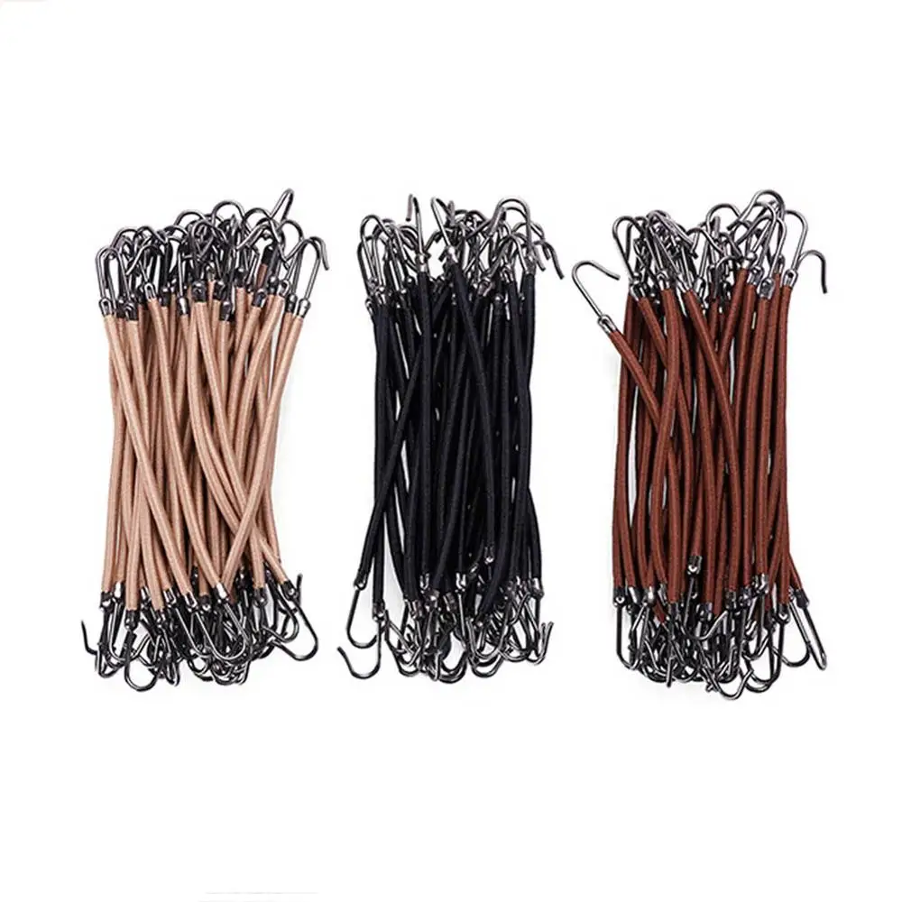 

15/18/24/30 PCS Women's Elastic Hair Bands Gum with Hook Ponytail Holder Bungee Hair Thick/Curly Hair Styling Tools #280672