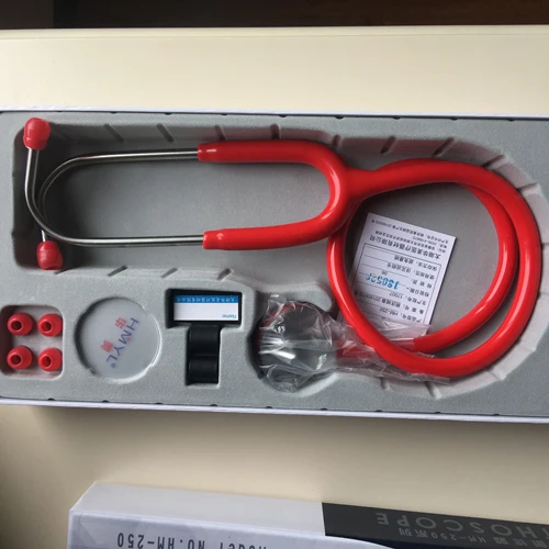 Мягкая трубка с одной головкой профессиональный стетоскоп для медицинского персонала/доктора/медсестры медицинское оборудование прибор для измерения кровяного давления