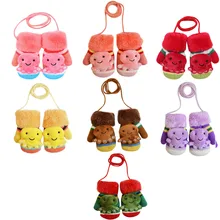 Зимняя теплая одежда для малышей; детские перчатки; рождественские варежки с рисунком осьминога; милые теплые детские перчатки для маленьких девочек и мальчиков