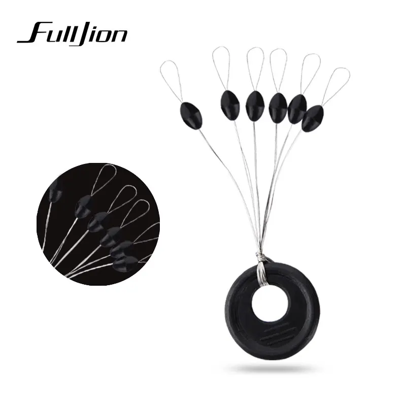 Fulljion 10 قطعة/الوحدة الصيد بوبر تعويم 6 في 1 المطاط الأسود البيضاوي سدادة الفضاء الفول موصل خيط صنارة الصيد معالجة اكسسوارات Fulljion 10 قطعة/الوحدة الصيد بوبر تعويم 6 في 1 المطاط الأسود البيضاوي سدادة الفضاء الفول موصل خيط صنارة الصيد معالجة اكسسوارات