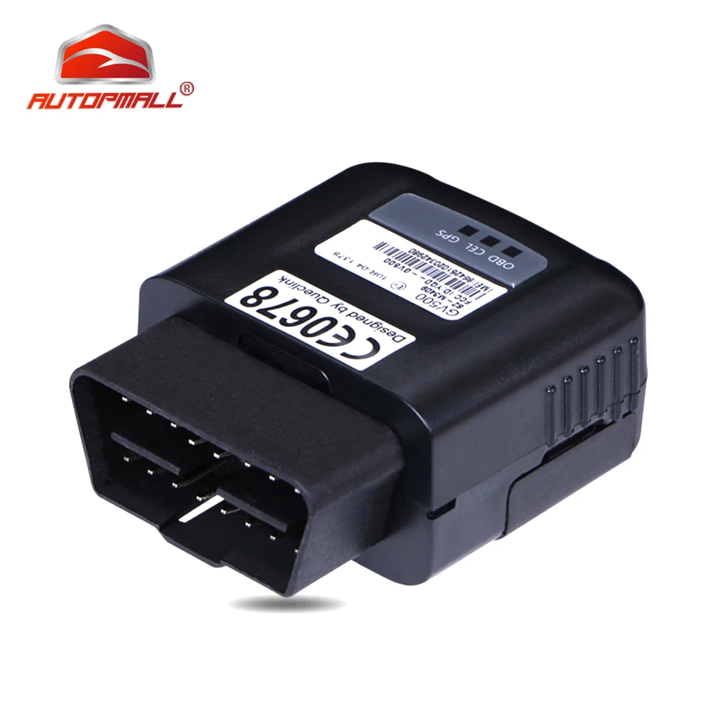 Устройство для отслеживания автомобиля OBD Tracker GV500 GSM GPS GPRS 130 мАч Li Polymer 8 32 в режиме