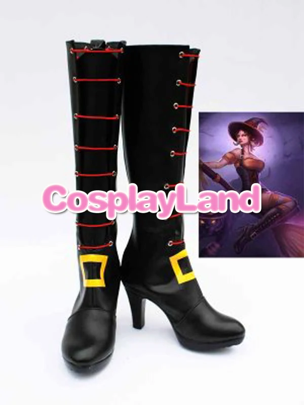 Сапоги на заказ LOL Cosplay Nidalee Женские ботинки для косплея высоком каблуке