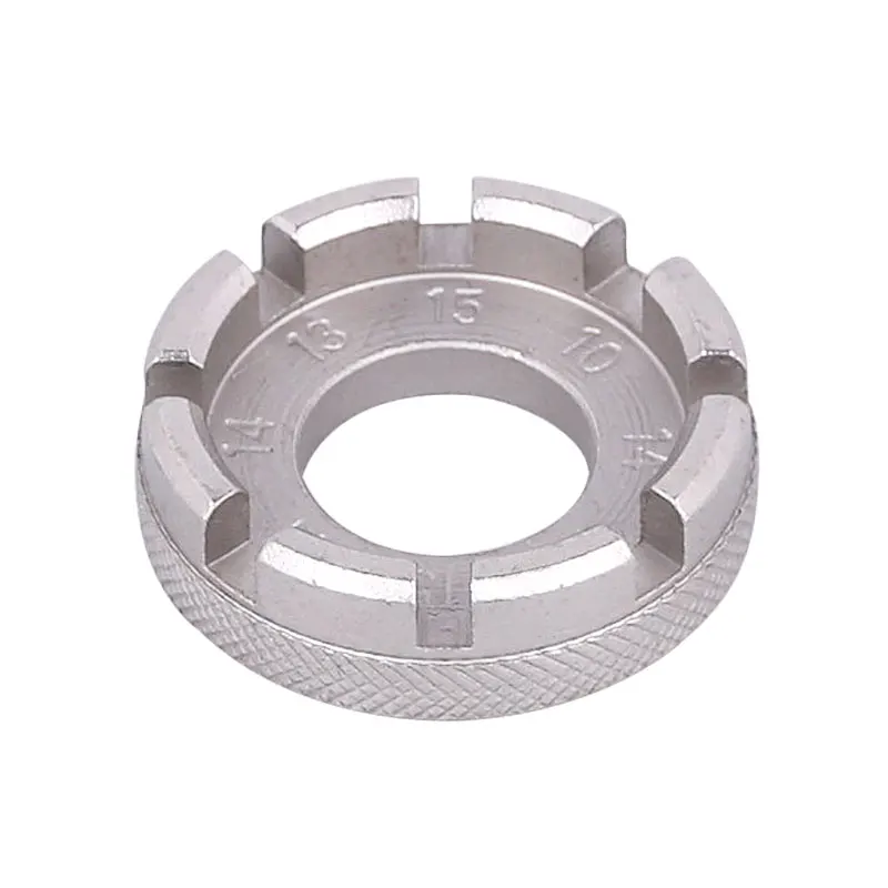 

SAHOO Multifunction Tools Cycling Bicycle Bike Mountain Bicycle Road Bike 8 Way Nipple Wrench Key Wheel Rim Repair Tool