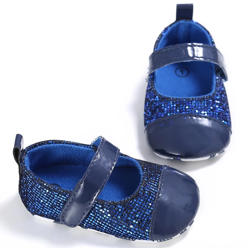 Infant Toddler Baby Shoes Glitter Bling Princess 0 18M Newborn Baby PU