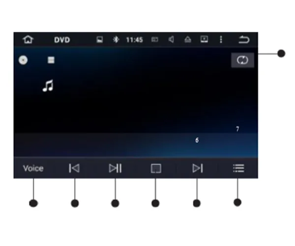 Perfect 2din  Car radio DVD Android  Navigati for Fo rd Focus 2 Kuga Mondeo Connect S-MAX C-MAX Fusion Galaxy Fiesta Transit 4G 20