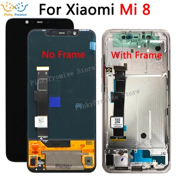 

Super Amoled LCD Screen For Xiaomi Mi8 Explorer LCD Display Digitizer Touch Screen with frame Xiaomi 8 LCD xiaomi MI 8 se LCD