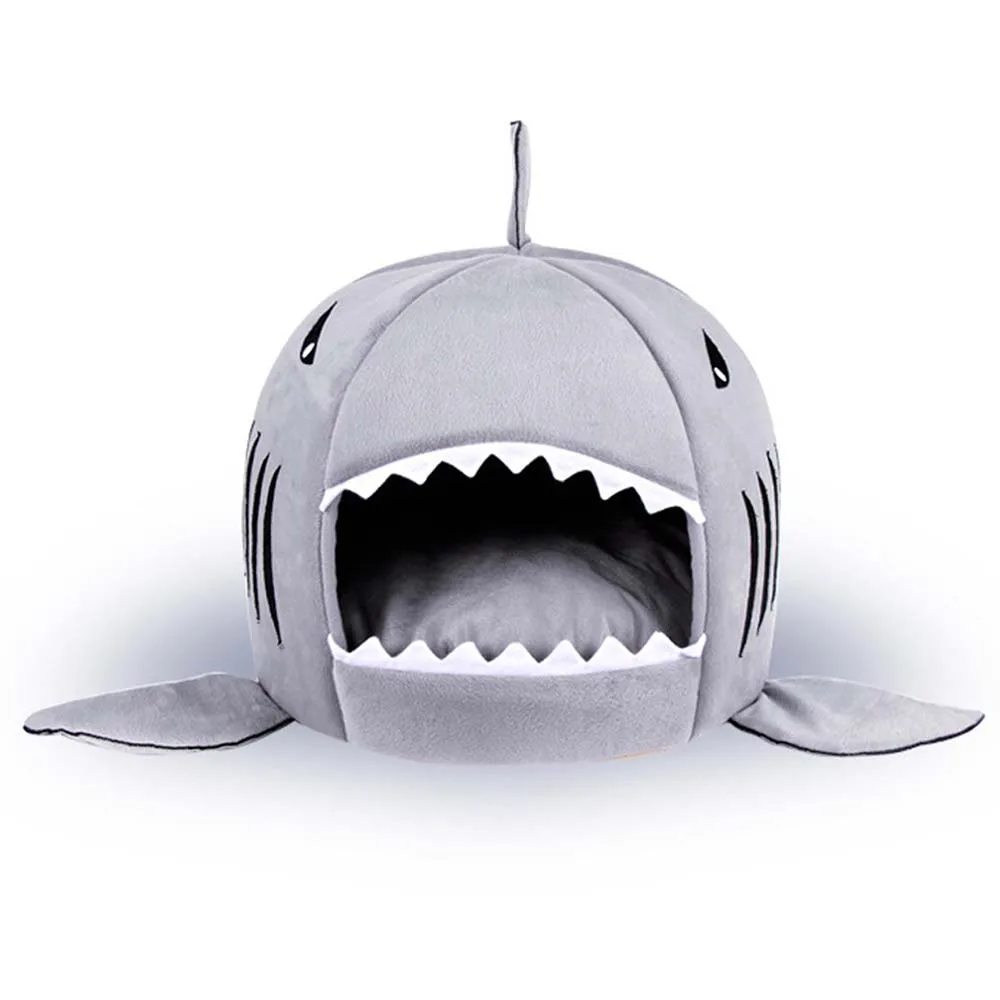 

Soft Warm Shark shape Pet Dog Bed House for Small Dogs Nest Pet Cat Small Dog Puppy Kennel Bed Sofa Sleeping Bag Pet supplies