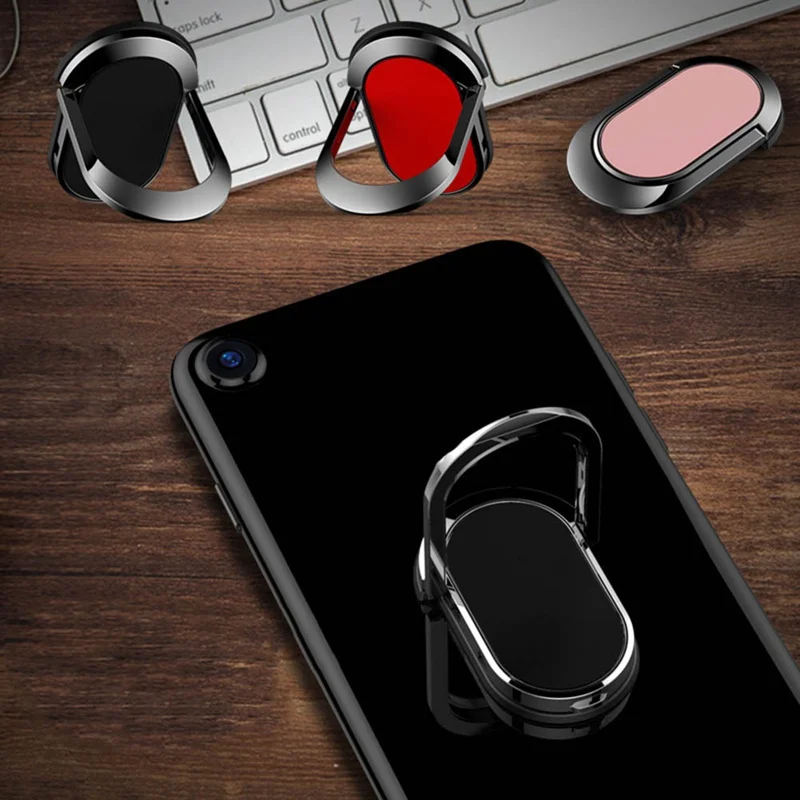 Universal Phone Ring 360 Degree For iPhone Holder Desk Finger Metal Magnetic Car Stand For Xiaomi For Samsung