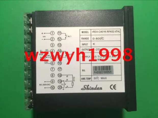 SHINDEN genuine TREX-C401K-RAFK02-8 * HL temperature controller TREX-C401K-RA SHINDEN genuine TREX-C401K-RAFK02-8 * HL temperature controller TREX-C401K-RA