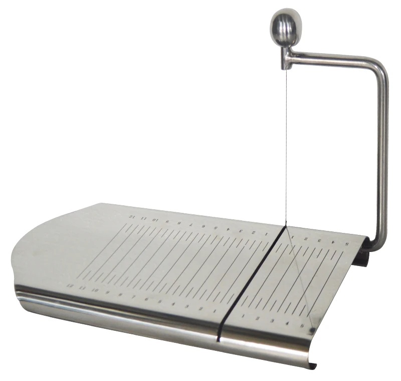 StainlessSteelCheeseWireCutterWithScalecheesebutterdough