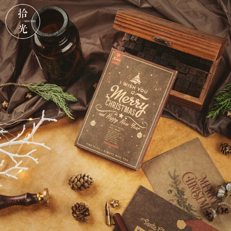 

30 pcs/lot creative cute Christmas Card Postcard Birthday greeting card Letter Envelope Gift Card Set Message Card