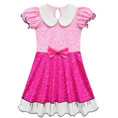 

Summer Colorful Girls Lol Dress Dolls Girl Birthday Party Dress Halloween Christmas Child Girl Cosplay Costume Kids