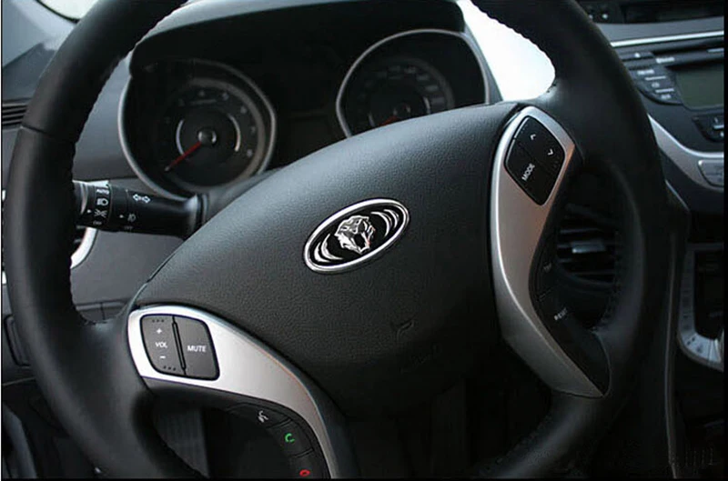 Tiger head эмблема рулевого колеса 6.2x3.2см для KIA RIO SPORTAGE 2013 2014 CEED CERATO SORENTO SOUL K5 K2 K3 K7