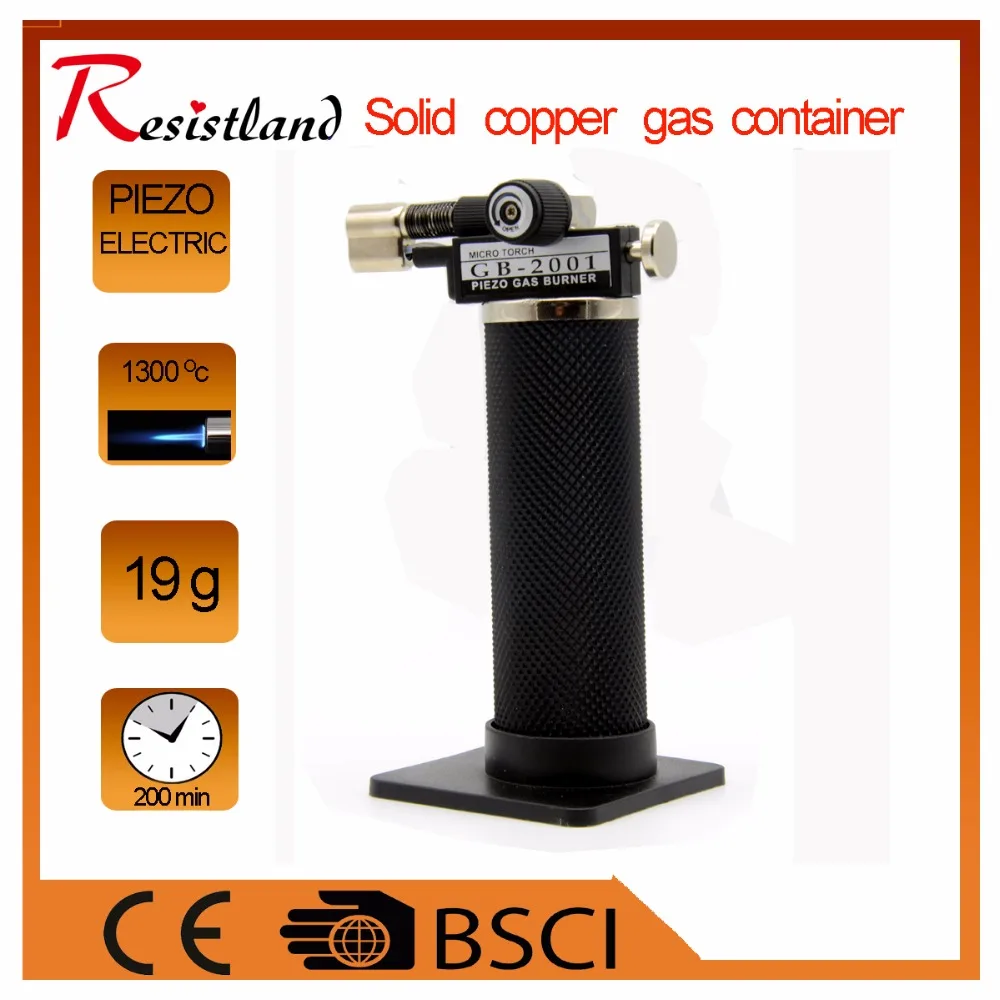 Online 2017 nueva llama antorcha encendedor de butano antorcha electricidad encender soplete de gas al aire libre camping barbacoa soldadura
