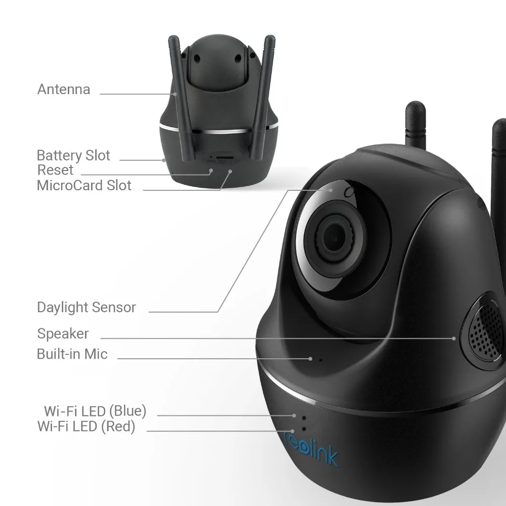 Reolink 100% беспроводная Wi Fi батарея камера 1080P Full HD IP Cam панорамирование/наклон